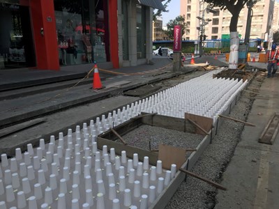 強化「海綿城市」防洪　中市舖設透水地磚